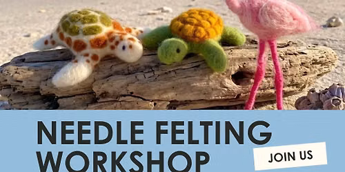 Needle Felting : Turtle or Flamingo