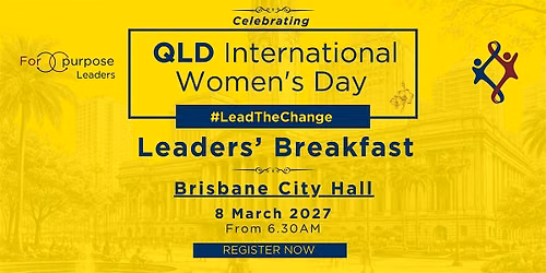 QLD  International Women's Day 2027  - Leaders' Breakfast