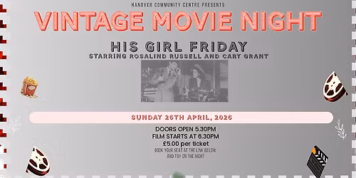 Hanover Community Centre- Movie Night