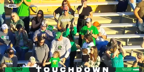 North Texas Mean Green at Tulsa Golden Hurricane Football at H.A. Chapman Stadium