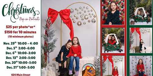 Christmas Pop-In Portraits by G2A \/\/ Last Chance!