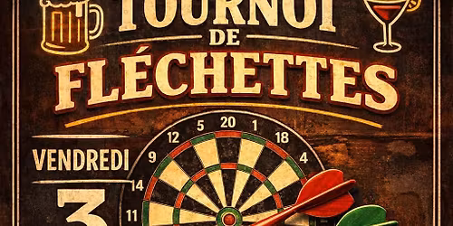Tournoi de fl\u00e9chettes 
