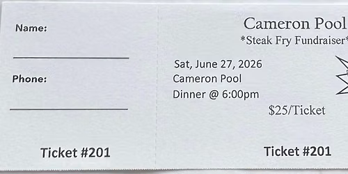 Pool steak fry 