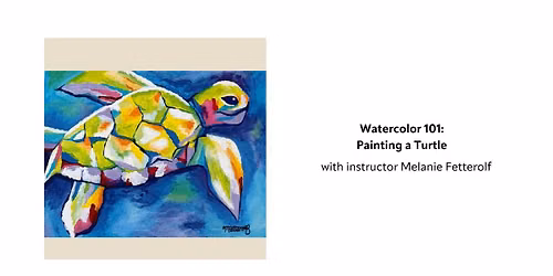 Watercolor 101: Painting a Turtle
