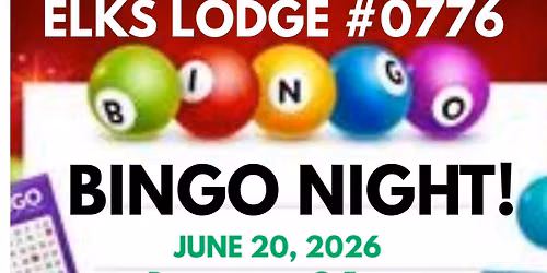 Bingo- Open to the Public