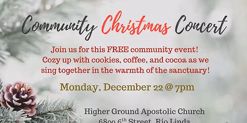 Higher Ground Community Concert