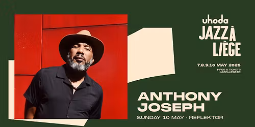 ANTHONY JOSEPH au REFLEKTOR le 10 mai 2026