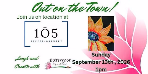 Sunkissed Serenade Sip and Paint at the 105