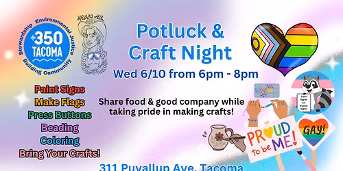 Potluck & Craft Night: Taking Pride in Crafts!