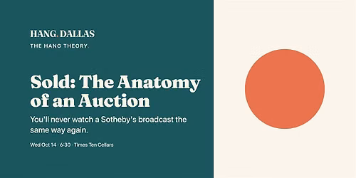 Sold: The Anatomy of an Auction. You'll never watch a Sotheby's broadcast the same way again.