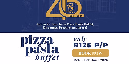 Pizza \u00e9 Pasta Buffet - 45th Birthday Celebration