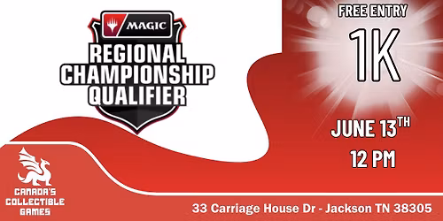 FREE ENTRY Modern RCQ 1K \u2014 Canada's Collectible Games | Jackson, TN