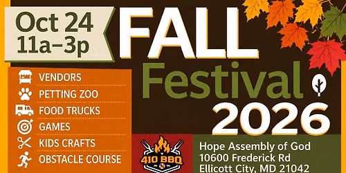 Hope A\/G Annual Fall Festival