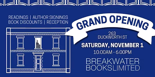 GRAND OPENING - BREAKWATER BOOKS NEW LOCATION!