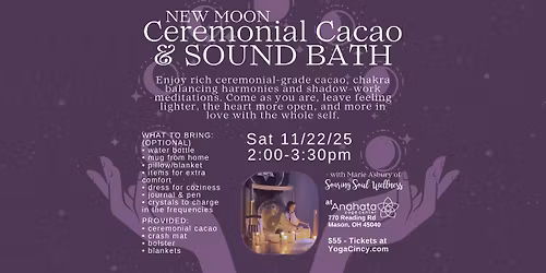 Cacao & Sound Bath