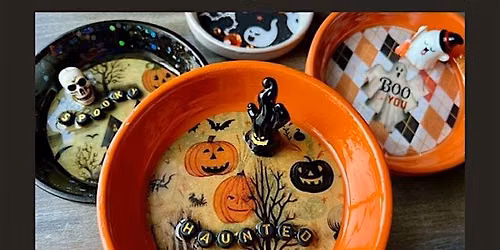 Make a Halloween Resin Dish at Game Time Bar & Grill