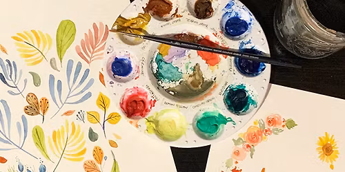 Watercolor Florals: Autumn Fun