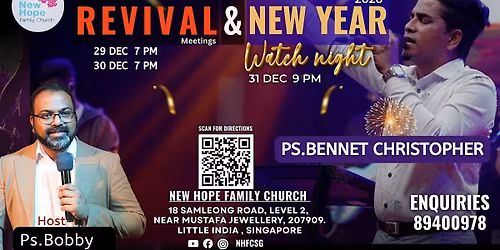 REVIVAL NIGHT & NEWYEAR  Service with BENNET CHRISTOPHER