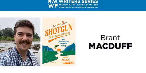 RMWF Writers Series Presents Brant MacDuff
