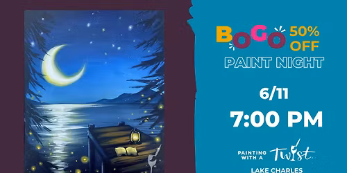 BOGO 50% off Paint Sesh