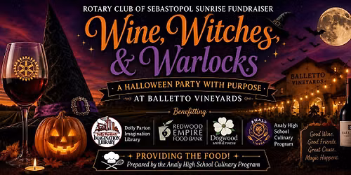 Wine, Witches, and Warlocks!