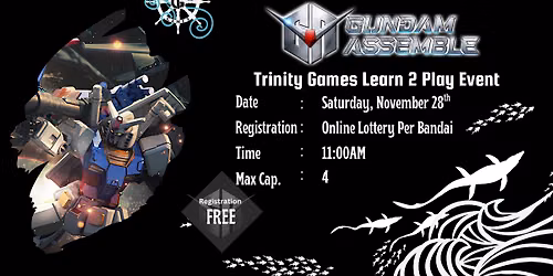 Gundam Assemble: Learn 2 Play Event