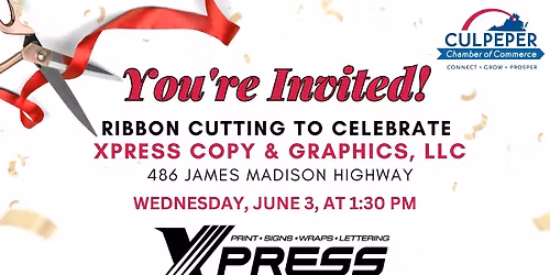 Ribbon Cutting to Celebrate Xpress Copy & Graphics