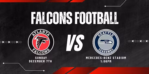 Seattle Seahawks at Atlanta Falcons - Sunday Football Watch Party at Five O'Clock!