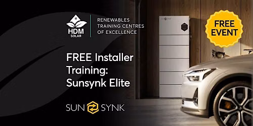 Sunsynk Product Training at HDM Solar Port Talbot