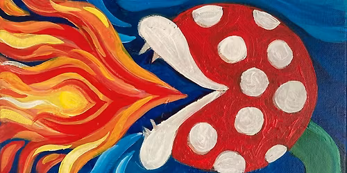 Pirahna Plant paint event ***at Happy Land Arcade