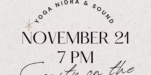 Yoga Nidra & Sound