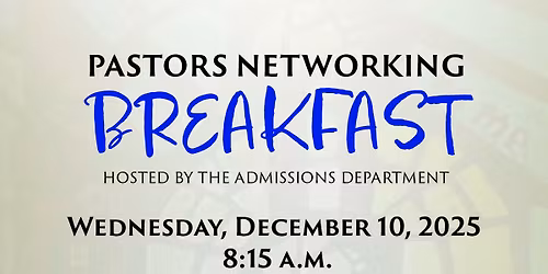 Pastor Networking Breakfast