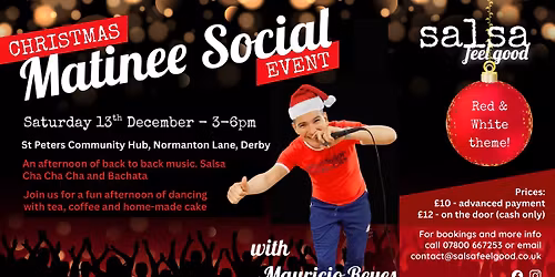SALSA FEEL GOOD CHRISTMAS SOCIAL - SATURDAY AFTERNOON MATINEE