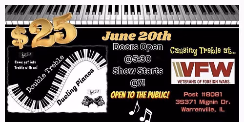 Double Treble-Dueling Pianos