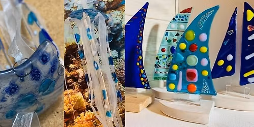 Daytime Ocean Vibes Workshops -Fused glass Sailboats and Jellyfish making- Wightwick Manor NT