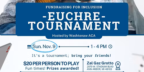 Euchre Tournament: Fundraising for Inclusion