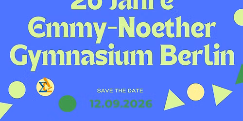20 Jahre Emmy-Noether-Gymnasium