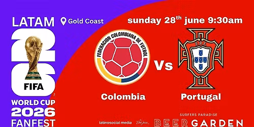 Colombia Vs Portugal FIFA World Cup 2026 Fanfest