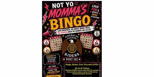"Not Yo Momma's Bingo"