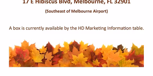 HOG Ride: Fill the Pantry