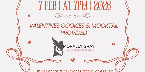 Valentines Romance Book Bingo Event