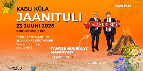 Kabli k\u00fcla JAANITULI 2026