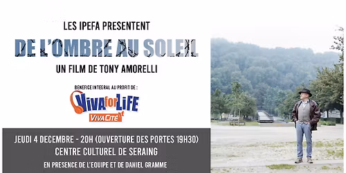 Projection du film "De l'Ombre au Soleil" au profit de Viva for Life.