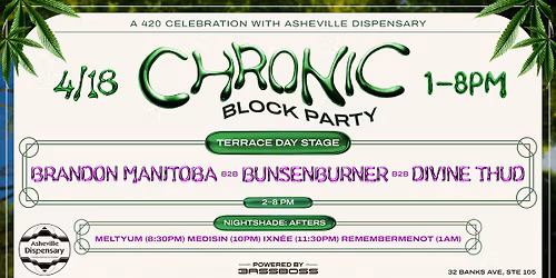 Chronic Block Party ft. Brandon Manitoba, BunsenBurner, & Divine Thud