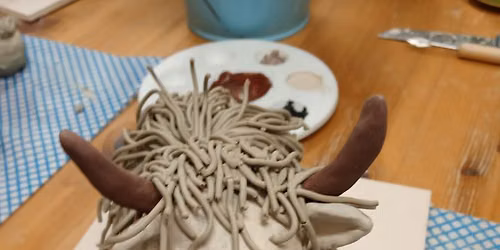 Clay Highland Cow
