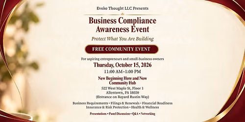 Business Compliance Awareness Event