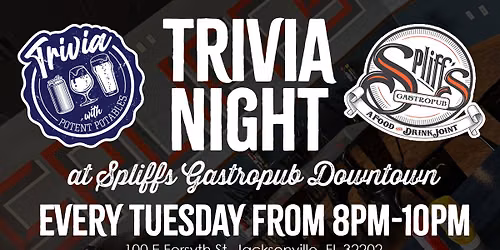 Trivia Night at Spliffs Gastropub in Downtown Jacksonville!