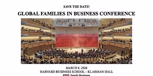 Global Families in Business Conference 2026