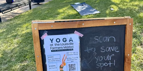 ($6 First Class) Louisville Farmers Market Yoga with Denver Sky Yoga