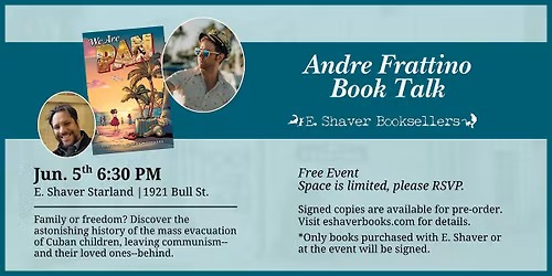 Andre Frattino Book Talk